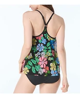 Beach House Women's Kerry Mesh Layer Underwire Tankini Top