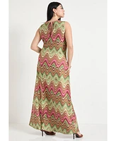 June + Vie Plus Tank Top Maxi Dress