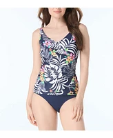 Beach House Bridget Shirred Side Underwire Tankini Top