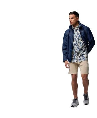 Columbia Mens Glennaker Lake Ii Rain Jacket With A Rapid Rivers Printed Short Sleeve Shirt Carter Crest Short