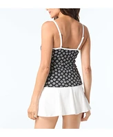 Beach House Women's Bridget Shirred Side Underwire Tankini Top