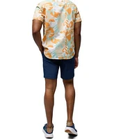 Columbia Mens Rapid Rivers Printed Short Sleeve Shirt With Carter Crest Short