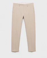 Mango Men's Stretch Fabric Super Slim-Fit Suit Pants
