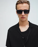 Mango Men's Pointelle Detail Knitted Shirt