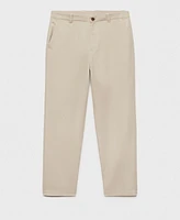 Mango Men's Regular-Fit Linen Pants