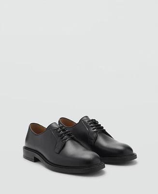 Mango Men's Leather Suit Shoes