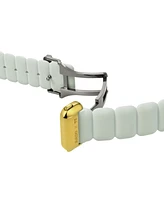 Rado Unisex Swiss Automatic DiaStar Original x Tej Chauhan Special Edition White Rubber Strap Watch 38mm