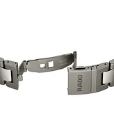 Rado Men's Swiss Automatic Chronograph Silver-Tone High-Tech Ceramic & Titanium Bracelet Watch 43mm