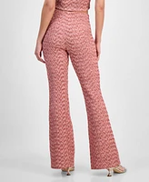 Guess Women's Naleny Pleated Flared Pants
