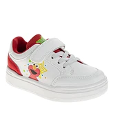 Sesame Street Toddler Boys and Girls Star Elmo Hook Loop Casual Sneakers