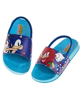 Sonic The Hedgehog Toddler Boys Dual Sizes Slides