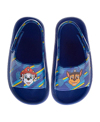 Nickelodeon Toddler Boys Patrol Hook and Loop Backstrap Slides
