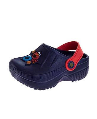 Sesame Street Toddler Boys Elmo and Cookie Dual Sizes Clogs