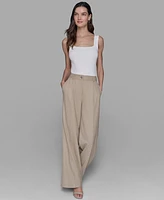 Karl Lagerfeld Paris Women's Embellished Pinstriped Pants