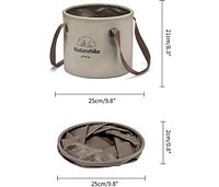 Naturehike Collapsible Bucket, Folding Bucket Wash Basin with Handle