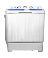 Portable Mini Compact Twin Tub 17.6lb Washing Machine
