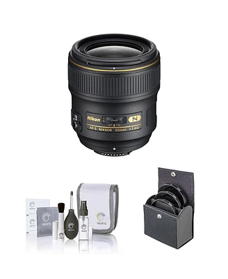 Nikon 35mm f/1.4G Af-s Nikkor Lens, Bundle with ProOptic 67mm Multi Coated Uv Slim Filter, Cleaning Kit