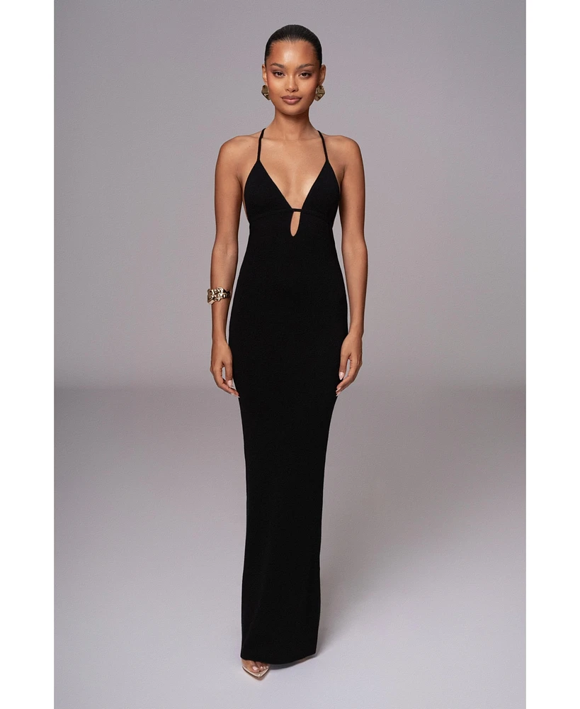 Jluxlabel Women's Sun Rays Knit Maxi Dress