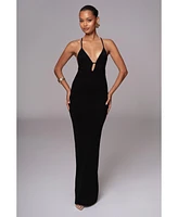 Jluxlabel Women's Sun Rays Knit Maxi Dress