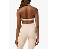 WeWoreWhat Women's V-neck Halter Bra