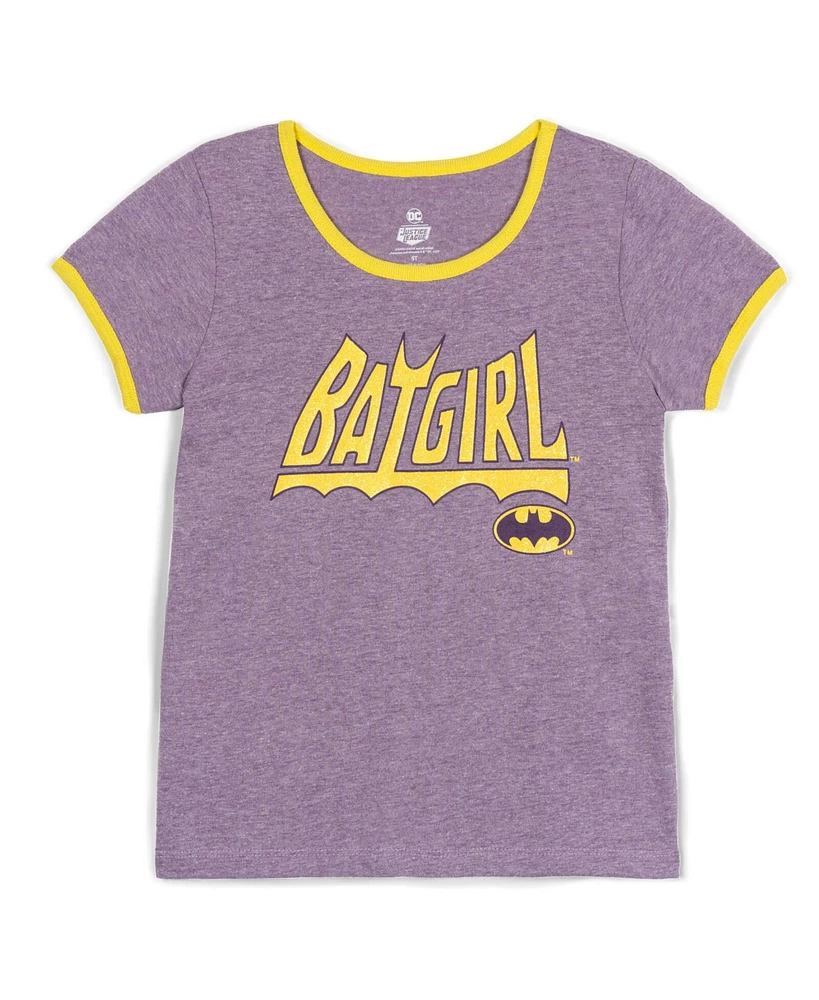 Justice League Girls Dc Comics Batgirl Ringer T-Shirt