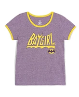 Justice League Girls Dc Comics Batgirl Ringer T-Shirt