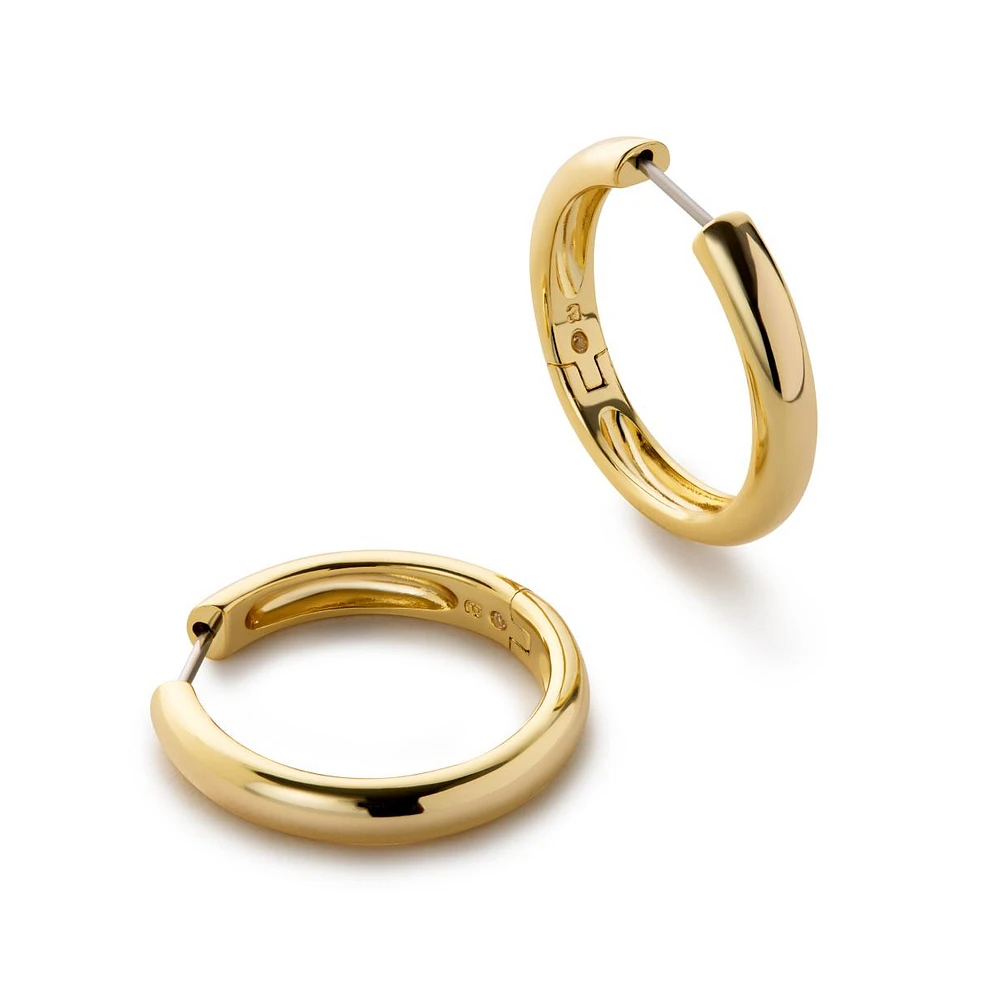 Ana Luisa - Gold Hoop Earrings - Giulia Large
