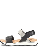 Born Women's Mimi Round Toe Wedge Sandals