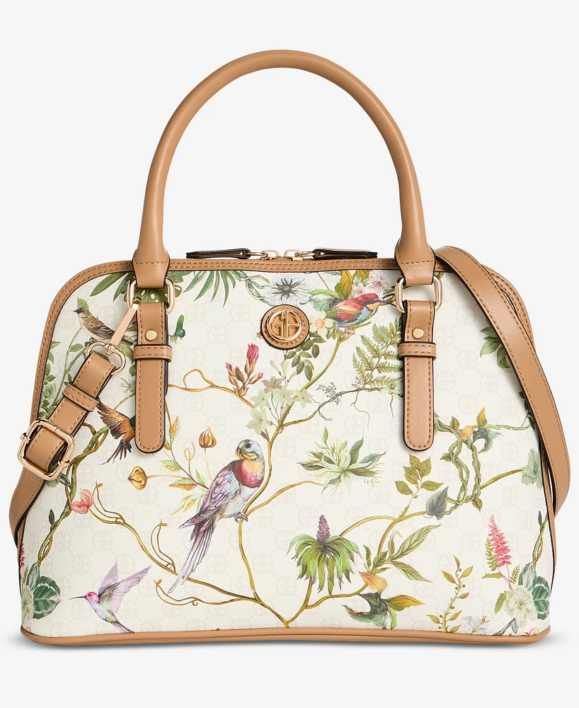 Giani Bernini Tropical Dome Satchel, Exclusively at Macy's