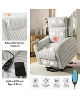 Beat Lift Assist Power Recliner with Adjustable Headrest