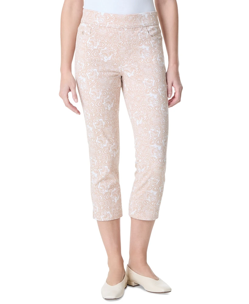 Gloria Vanderbilt Women's Shape Effect Printed Capri Pants