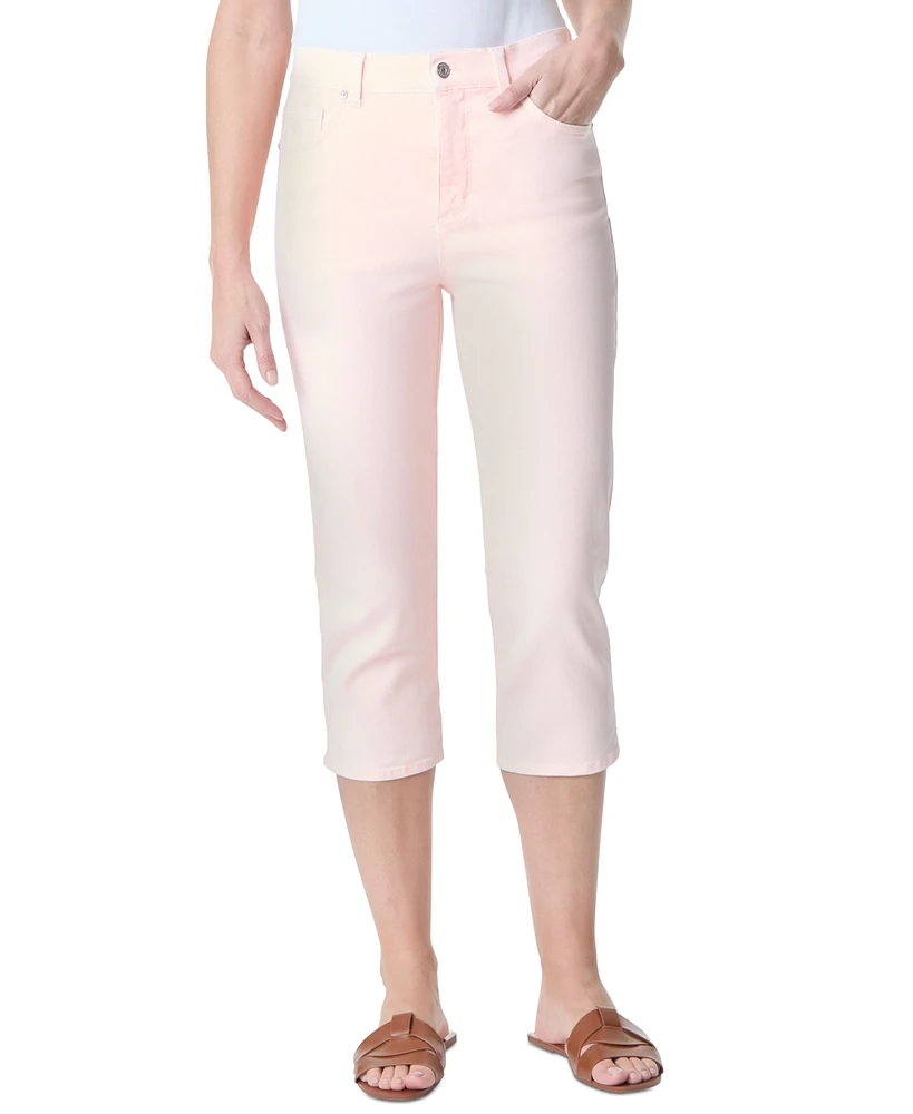Gloria Vanderbilt Women's Amanda Slit-Hem Capri Jeans