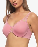 Paramour Women's Amaranth Cushioned Comfort Unlined Minimizer Underwire Bra