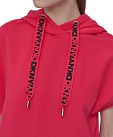 Dkny Sport Women's Logo-String Hoodie Sneaker Dress
