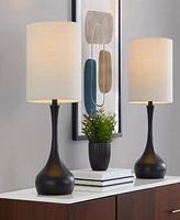 Lumisource 24" Metal Genie Contemporary Table Lamp, Set of 2