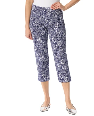 Gloria Vanderbilt Women's Shape Effect Printed Capri Pants