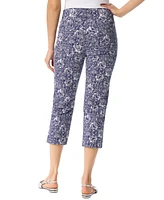 Gloria Vanderbilt Women's Shape Effect Printed Capri Pants