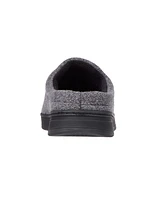 Isotoner Men's Heathered Knit Brady Clog Slippers