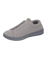 Isotoner Men's Heathered Knit Brady Closed Back Slippers
