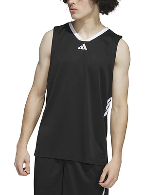 adidas Men's Bball Logo Graphic Tank Top