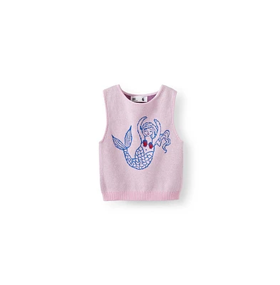Cotton On Girls Little/Big Camie Knit Top