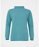 Celtic & Co. Women's Felted Funnel Neck Sweater