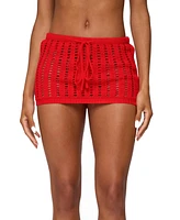 Edikted Women's Leola Ladder Knit Mini Skirt