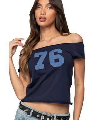 Edikted Women's 76 Off Shoulder Top