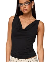 Edikted Women's Fiorella Cowl Neck Top