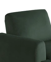 Lifestyle Solutions 35.3" Velvet Kyoto Accent Chair