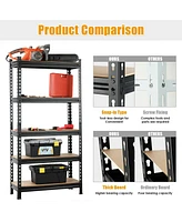 5-Tier Steel Shelving Unit Storage Shelves Heavy Duty Rack