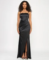 Emerald Sundae Juniors' Pleated Gown