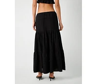 WeWoreWhat Women's Midi Pull On Skirt