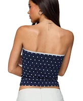 Edikted Women's Built Bra Polka Dot Top